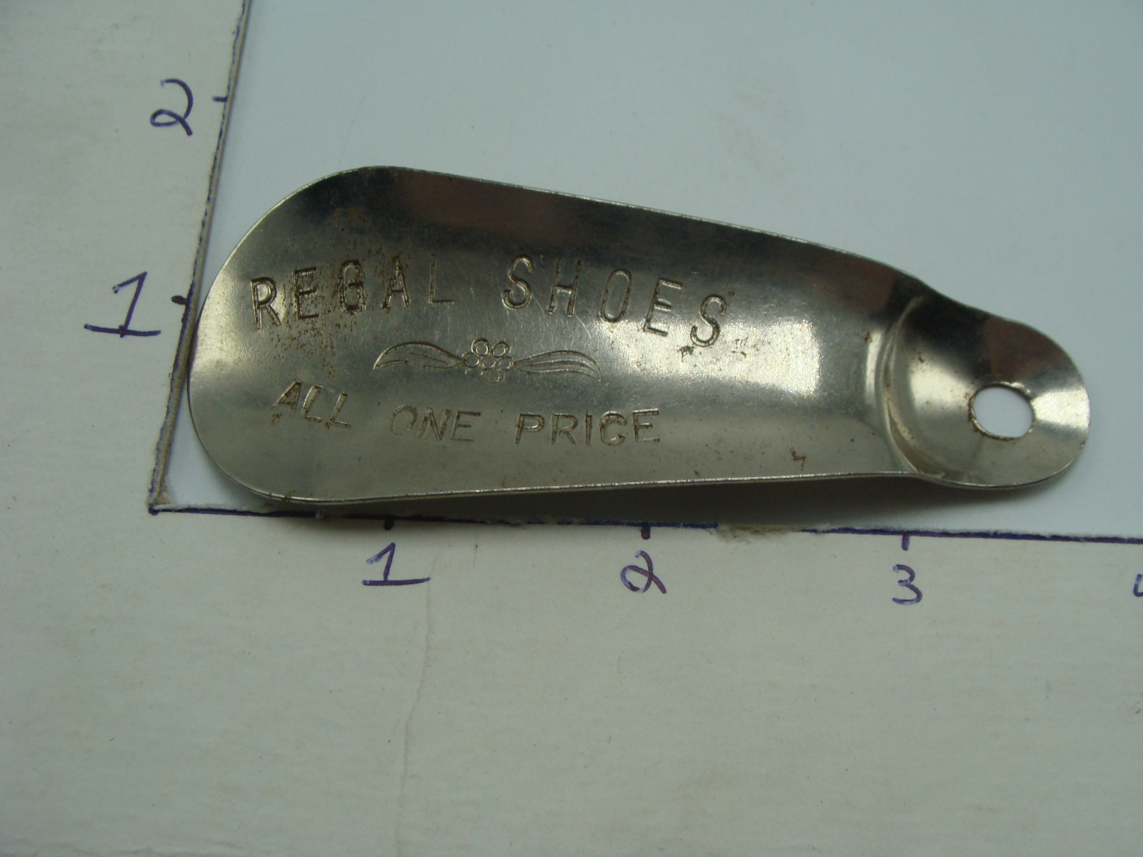 vintage Metal Advertising Shoe Horn REGAL SHOES al… Gem