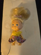 Vintage 1990 Tyco Quints Baby Doll #1 White  2.25" Blond Hair