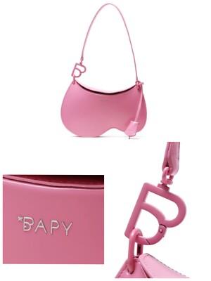 BAPY B SHAPED SHOULDER BAG Pink A BATHING APE WOMEN