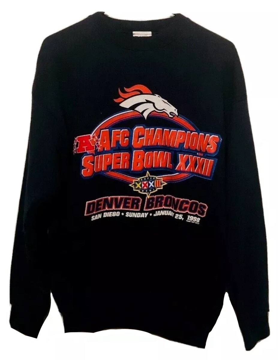 Vintage Denver Broncos 1998 NFL Super Bowl XXXII AFC Champions