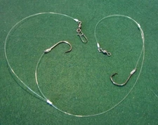 4 Double Drop Fishing Rigs/Leaders / Circle Hooks / Surf Fishing / Catfish