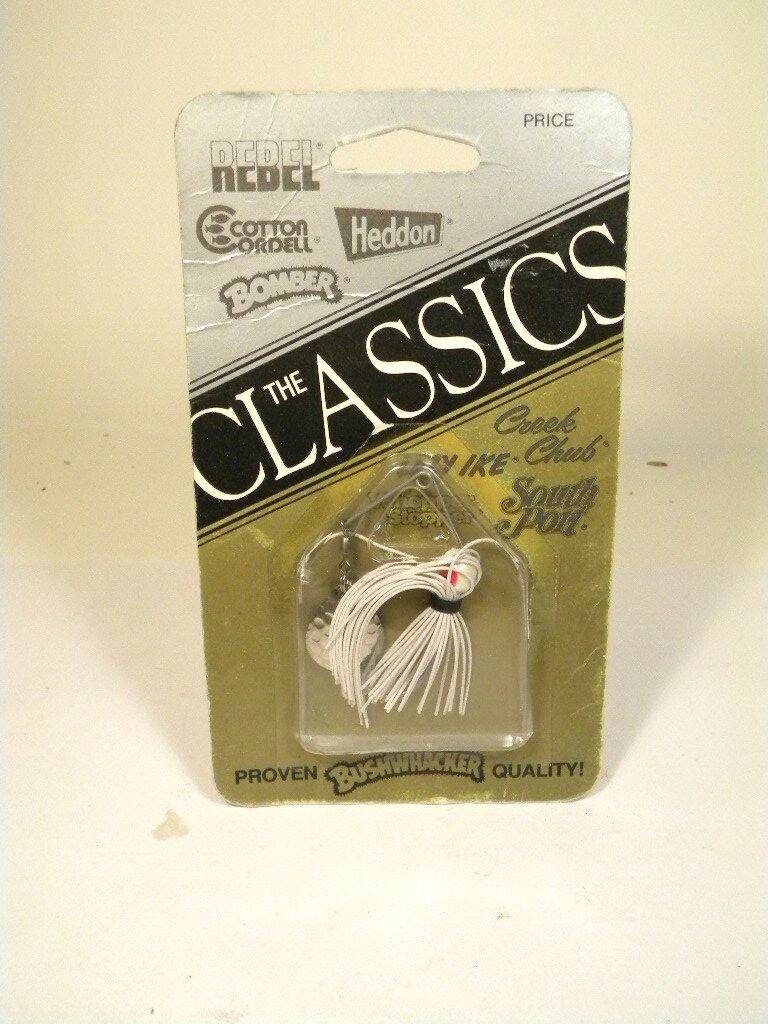 Pradco Single Spin White 1/8 oz spinnerbait lure 