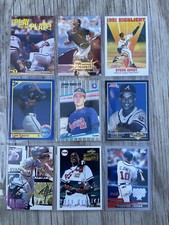 BASEBALL CARDS ATLANTA BRAVES 36 CARD LOT
