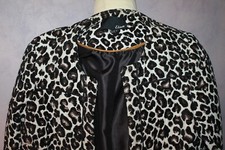 Superbe Manteau Léopard Etam Taille 36 - État Impeccable, Doublé, Idéal Automne-hiver