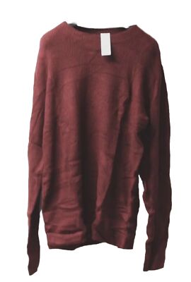 American Eagle Outfitters Crewneck Red Sweater Large Tall