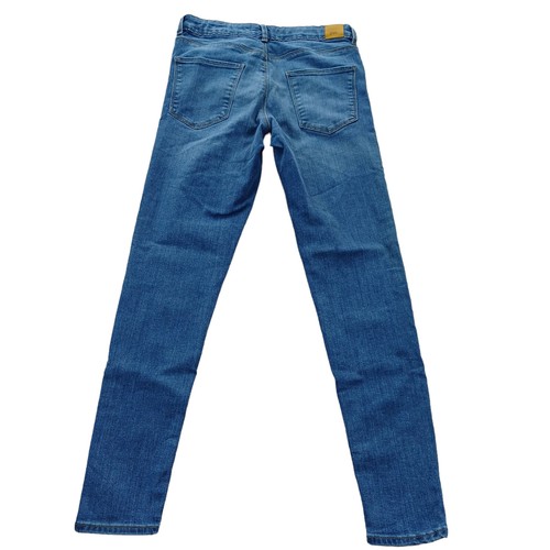 Zara jeans girl size 13-14 straight leg 5 pockets button/zipper/belt loops - Picture 8 of 9