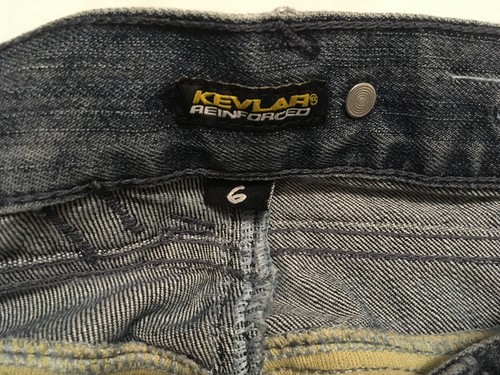 Shift Motorcycle Womens Sz 6 Jeans Pants Kevlar Reinforced Seat and Knees - Bild 3 von 7
