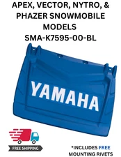 YAMAHA SNOWMOBILE APEX VECTOR NYTRO BLUE SNOW FLAP WITH RIVETS SMA-K7595-00-BL