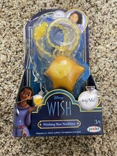 Disney Wish Movie Wishing Light Up Star Necklace New/Opened Box