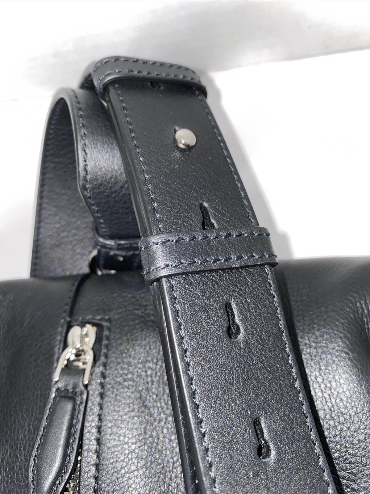 Salvatore Ferragamo LEATHER ONE-SHOULDER BACKPACK UNUSED BUT IMPERFECT Pls Read! image 9