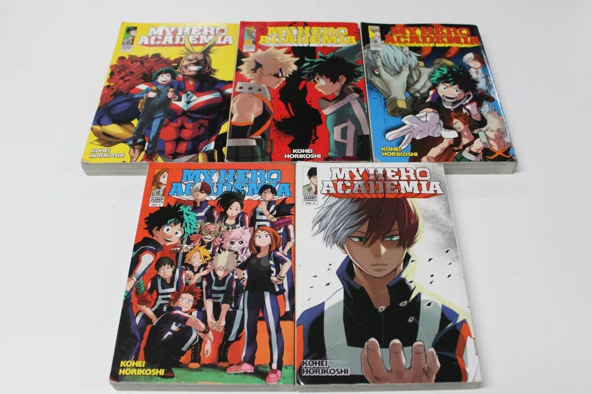 My Hero Academia - Boku no Hero Academia - Volumes 1, 2, 3, 4, 5