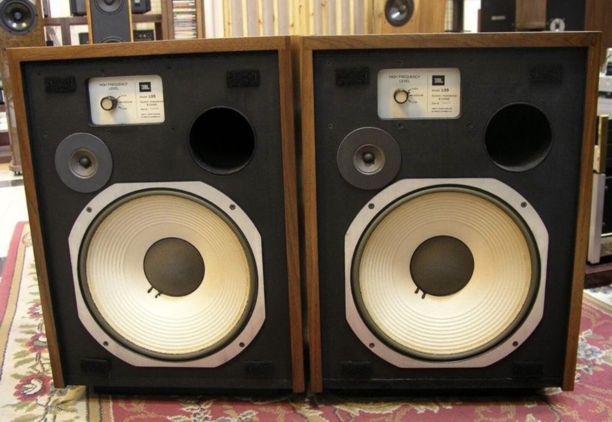 動作品】JBL L55 lancer（ペア）定価1本 144000円 レア物 JBL