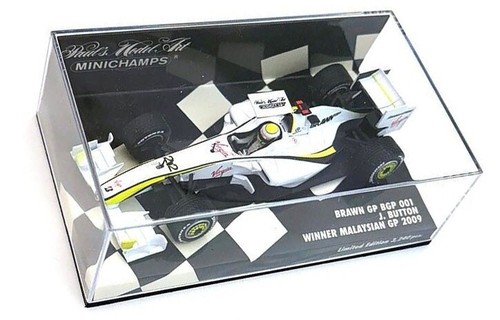 Minichamps Brawn BGP 001 #22 Winner Malaysian GP 2009 - Jenson Button 1/43 Scale - Picture 2 of 2