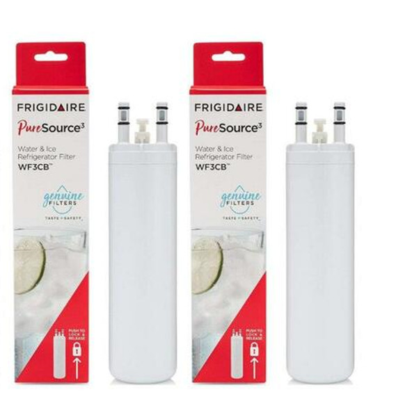 2 PACK Genuine Frigidaire WF3CB Refrige PureSource 3  Replace Water & Ice Filter