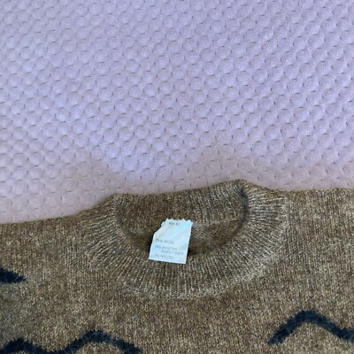 Krizia Maglia Vintage Dragon Sweater 80s Wool Blend Women Size 42