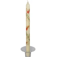 CANDLES BY DESIGN MUSICAL ANGELS DINNER CANDLES -NATURAL- MADE IN UK - PACK OF 4