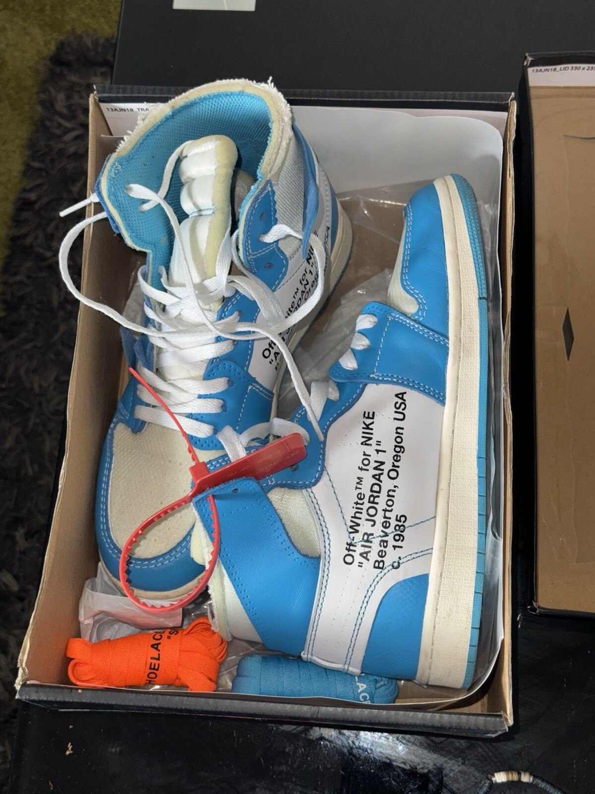 OFF WHITE X NIKE Nike Air Jordan 1 x Off White Chicago US 10 EU 42