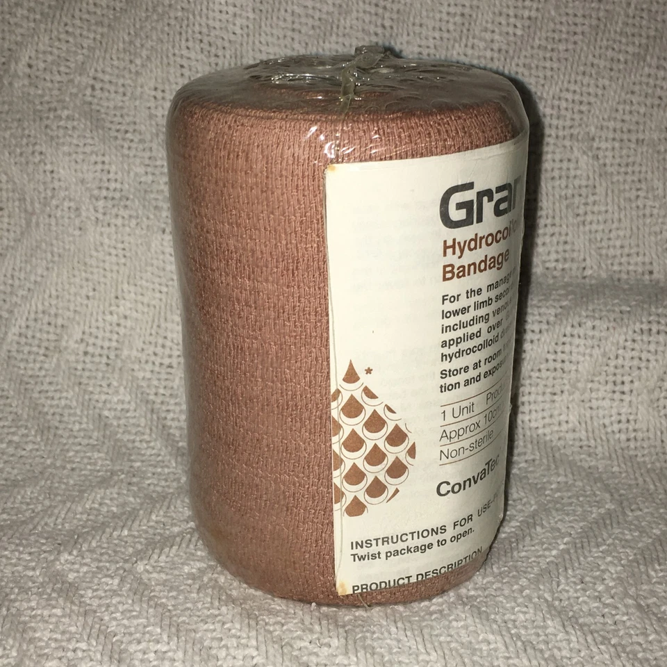 GRANUFLEX HYDROCOLLOID COMPRESSION BANDAGE S126 ConvaTec ~ 10CM x 6.5M STRETCHED - Image 2 of 4