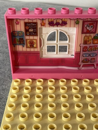 Bandai Anpanman Block Labo Bakery Building Set Doll House Dokinchan 36 Pieces - Picture 7 of 11
