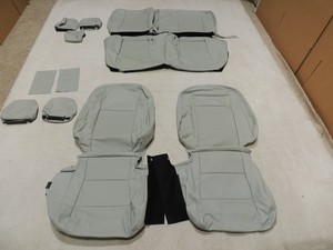 Leather Seat Covers Interior Fits Toyota Prius C 2012-2019 READ Grey D26 | eBay