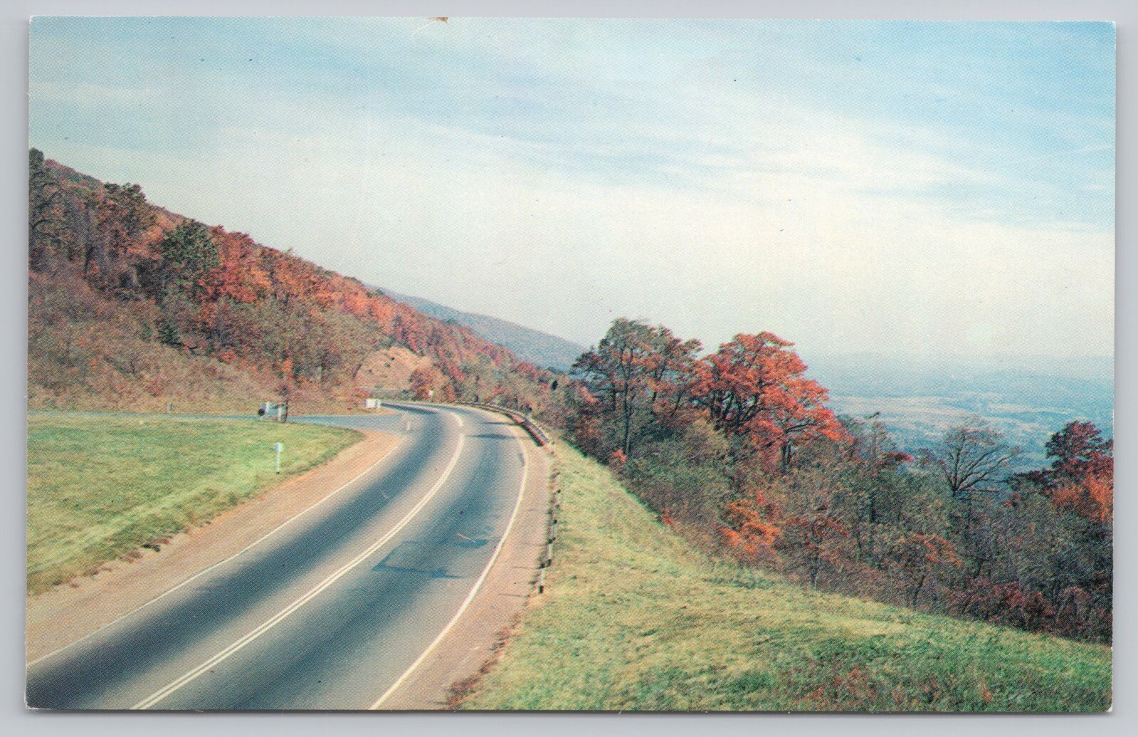 Skyline Drive Blue Ridge Parkway Rockfish Gap Charlottesville VA Chrome