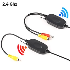 2.4Ghz Wireless Transmitter Receiver For Car Rear View Backup Camera Monitor USA