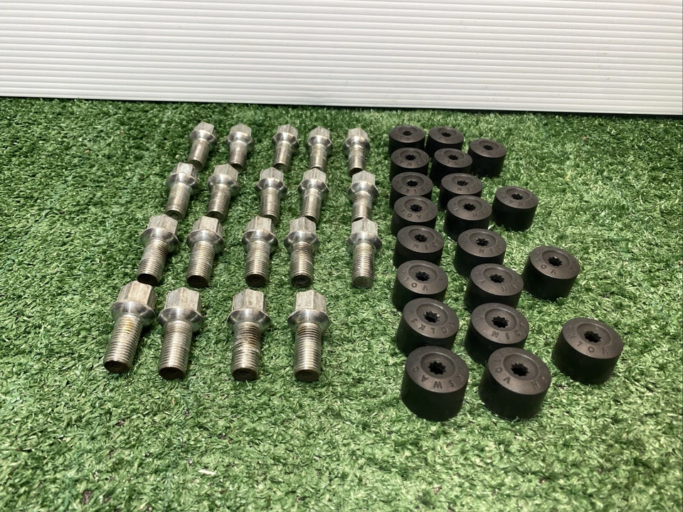 ✅ 2019 2020 2021 2022 2023 JUEGO DE TORNILLOS TUERCA LLANTA VOLKSWAGEN JETTA TAPA 19+20 Foto 2 de 4