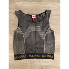 Kappa Trybunalski Sleeveless Sportswear Top in Gray Size Medium