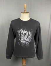 Alexander McQueen Big Logo Men's Black Crewneck Sweater Size L