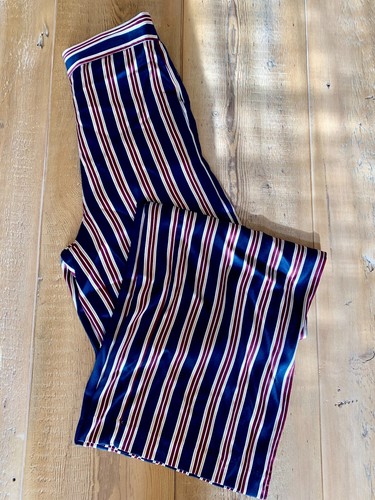 CAMI NYC Miles Silk Pant, Ink Stripe 