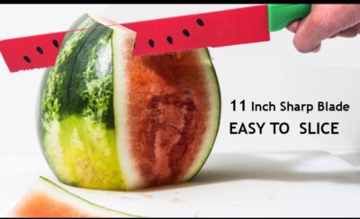 Culinary Elements Ergonomic 11.5'' Watermelon Knife & Blade Cover