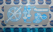 VINTAGE STICKER STICKER STICKER ORIGINAL CYCLING OFMEGA