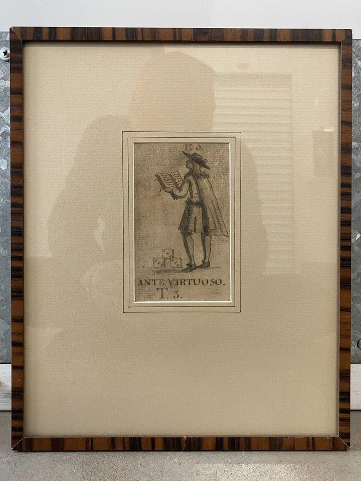 🔥 Antigua pintura retrato erudito maestro virtuoso italiano siglo XVII siglo XVII Foto 2 de 4