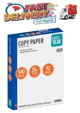 Pen+Gear Copy Paper, 8.5" x 11", 92 Bright, White, 20 lb., 1 Ream (500 Sheets)