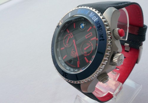 BMW Motorsport M Style Power Racing Sport Design Car Accessory Watch Chronograph - Picture 3 of 24