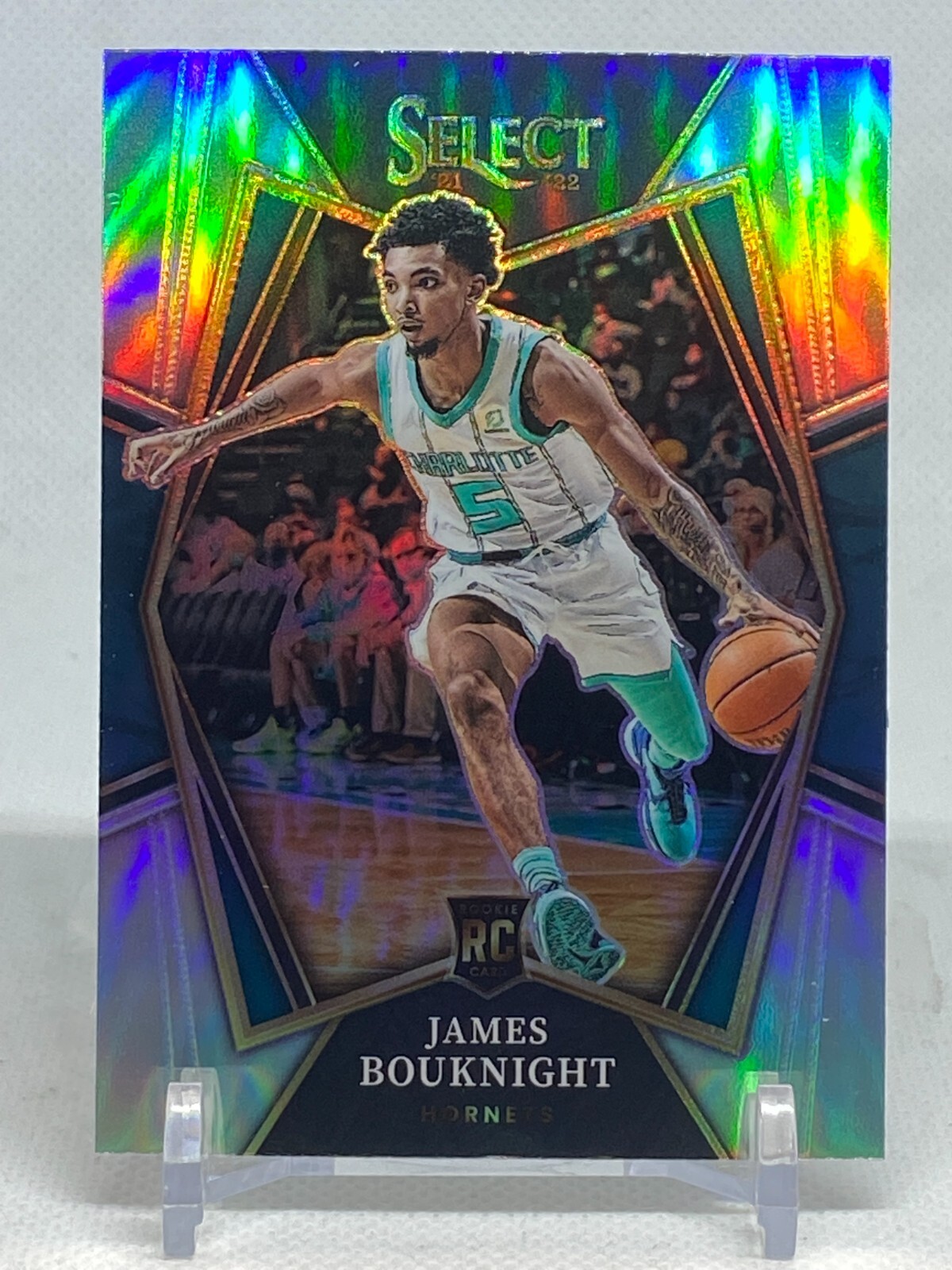 2021-22 Select Prizms Silver Prizm #122 HORNETS RC ROOKIE James Bouknight