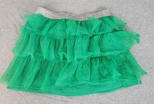Shamrock Green St Patricks SMALL Size 6 Years Tulle Tiered Skirt Cosplay Costume