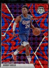 2019-20 Panini Mosaic #198 Buddy Hield Reactive Blue