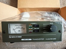 Tokyo Hy-Power HX-240 VHF to HF Transverter Boxed with Sealed Cables