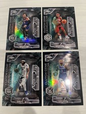 Topps 2024-25 Chrome Clutch Gene Refractor Jalen Brunson Iverson (4 Cards)