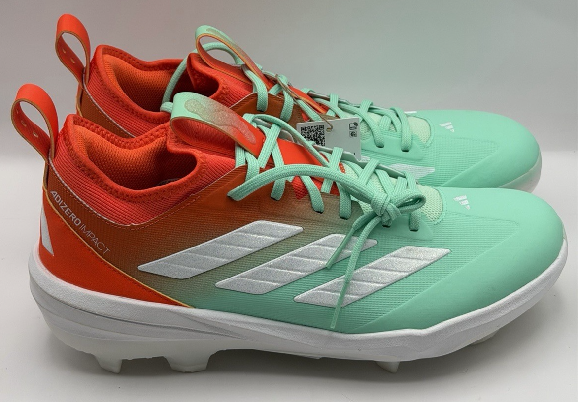 Adidas Adizero Impact TPU Candy Baseball Cleats Men's 10.5 Orange