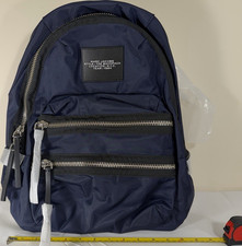 Marc Jacobs Navy Zip Backpack Medium w/ Adjus...