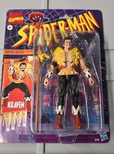 2023 Marvel Legends Retro Animated Spider-Man KRAVEN 6  Scale Hasbro Figure