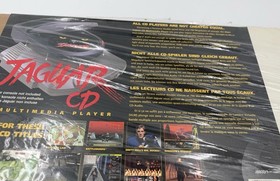 UNFOLDED Brand New Atari Jaguar & CD Console Box Only Shipped Quickly & Securely