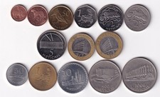 Mozambique (Republic) 14 coins 1980-2012 all different & listed #72