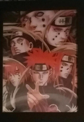 Naruto Shippuden Pain Poster Wanddekor mehrfarbig Anime & Manga Motiv