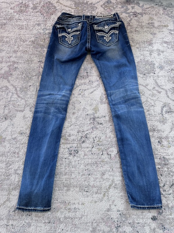 Rock Revival l Womens Jeans 27 Skinny Embroidered Pockets
