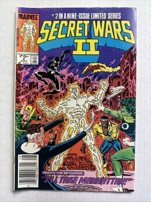 Secret Wars II #2 VG Marvel Comics 1985 Beyonder
