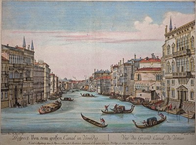 Venedig - Canale Grande - Leitzelt / Canaletto 1780 - Venice - Venezia - Rare