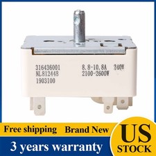 Frigidaire Electrolux Range Infinite Switch 316436001 AP3885460 PS1145040 US New